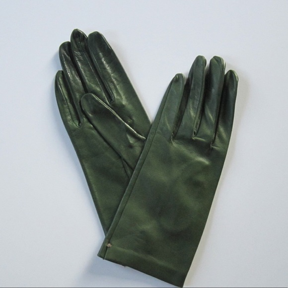 NEW Ivory White Italian Leather Driving Gloves - Silk Lined - Picture 4 of 9